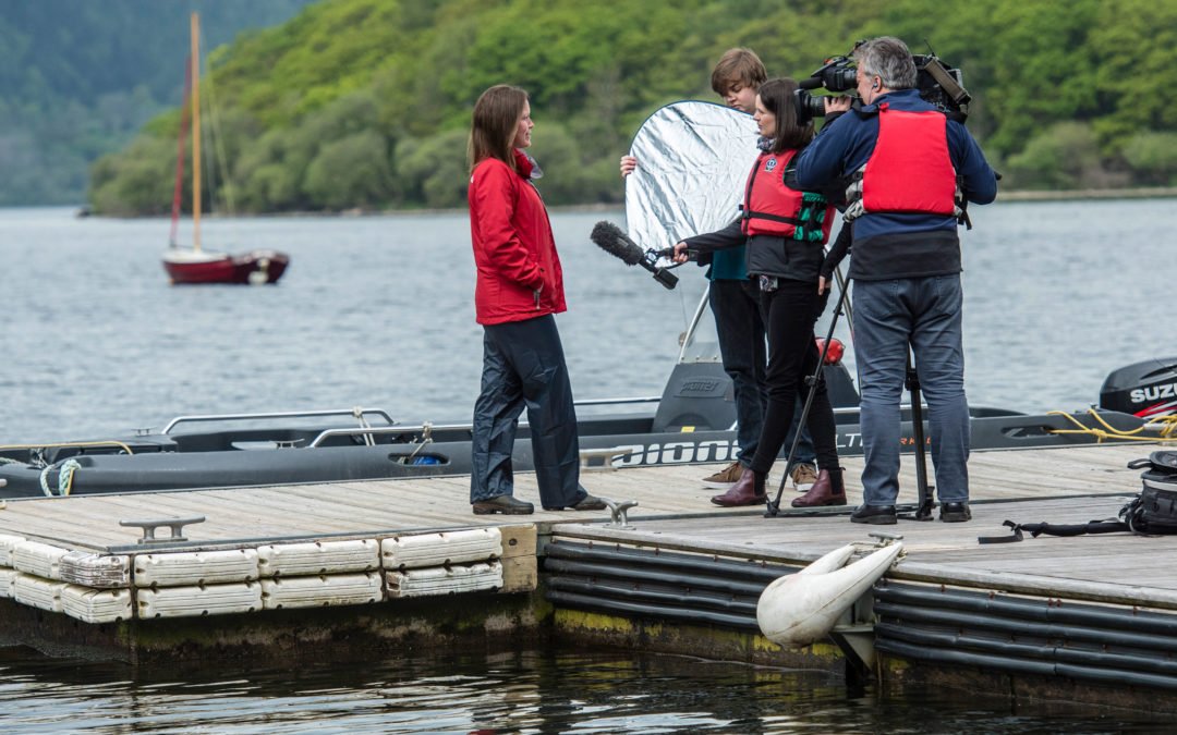 Filming with BBC Look North at Lake District Calvert Trust