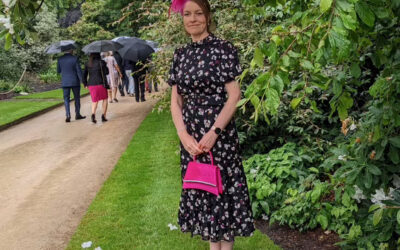 Claire Appleton attends Buckingham Palace Garden Party